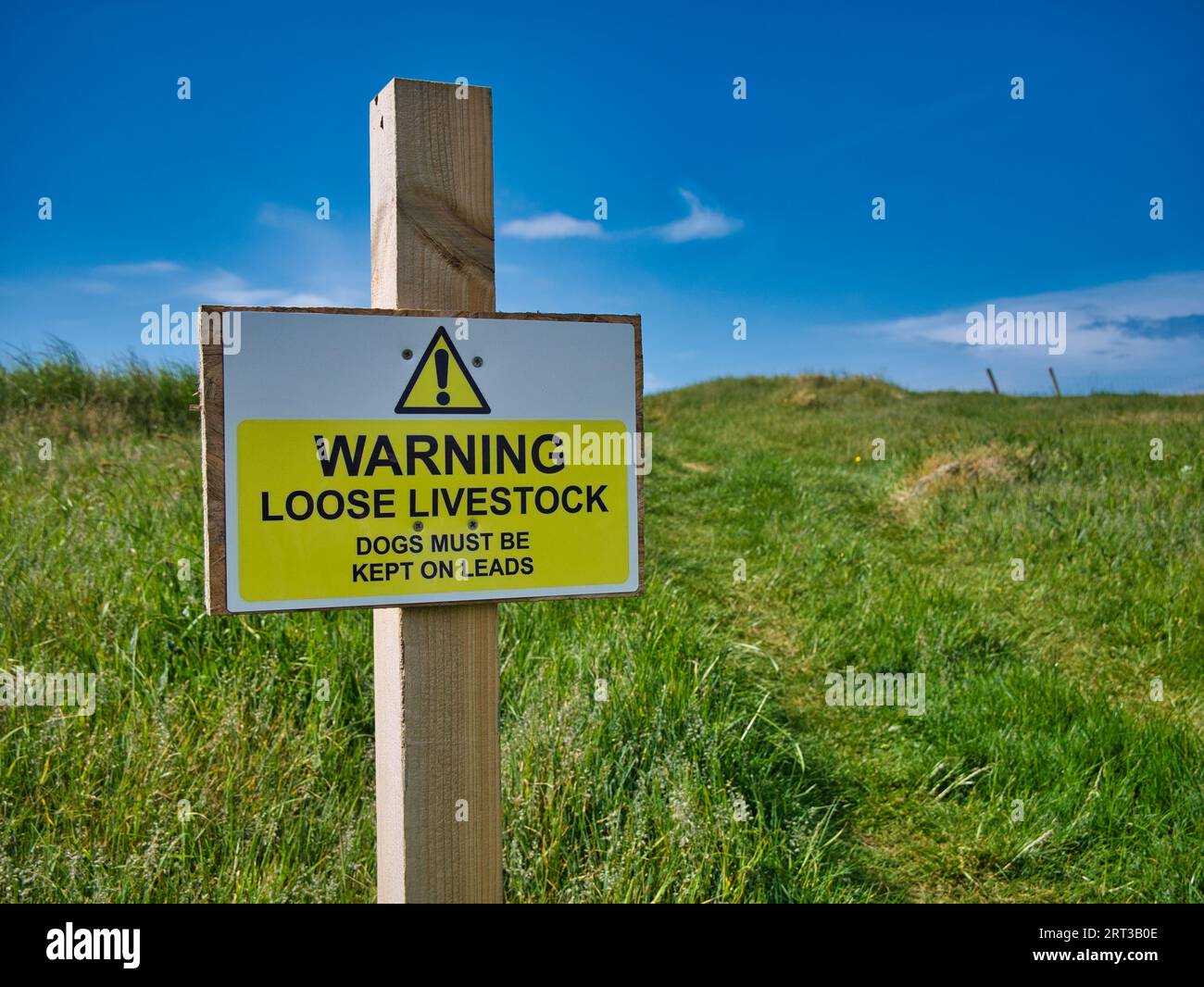 Worrying Sign Livestock worrying sign scotland hi-res stock photography and images ...