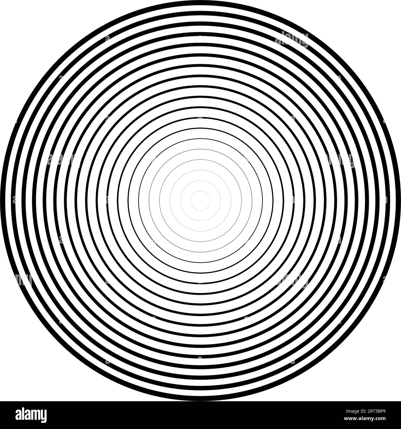Concentric circle elements. Element for graphic web design, Template for print, textile, wrapping, decoration, Abstract art seamless pattern. Stock Vector