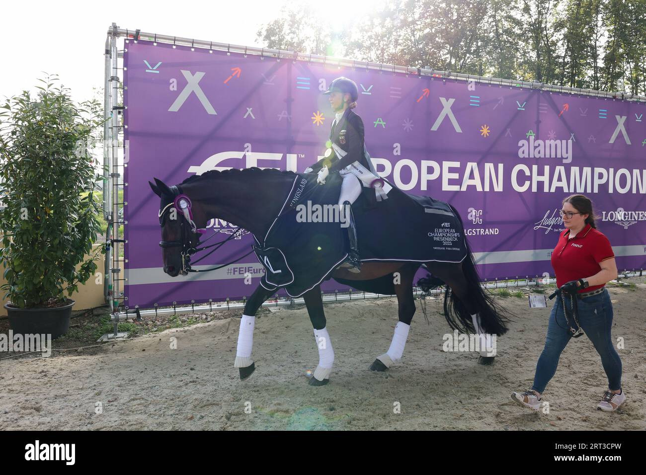 Euro Equestrian Rider Riesenbeck, Germany. 10th Sep, 2023. Equestrian sport: European ...