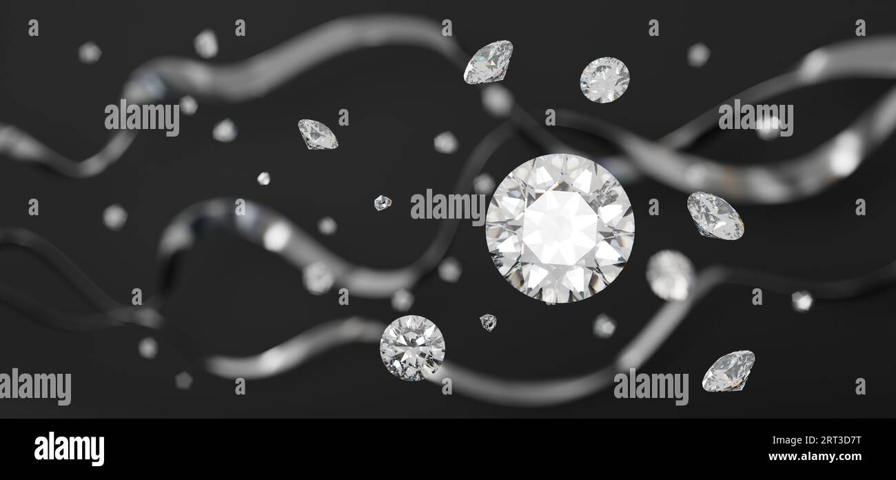 Group of diamonds white hi-res stock photography and images - Alamy