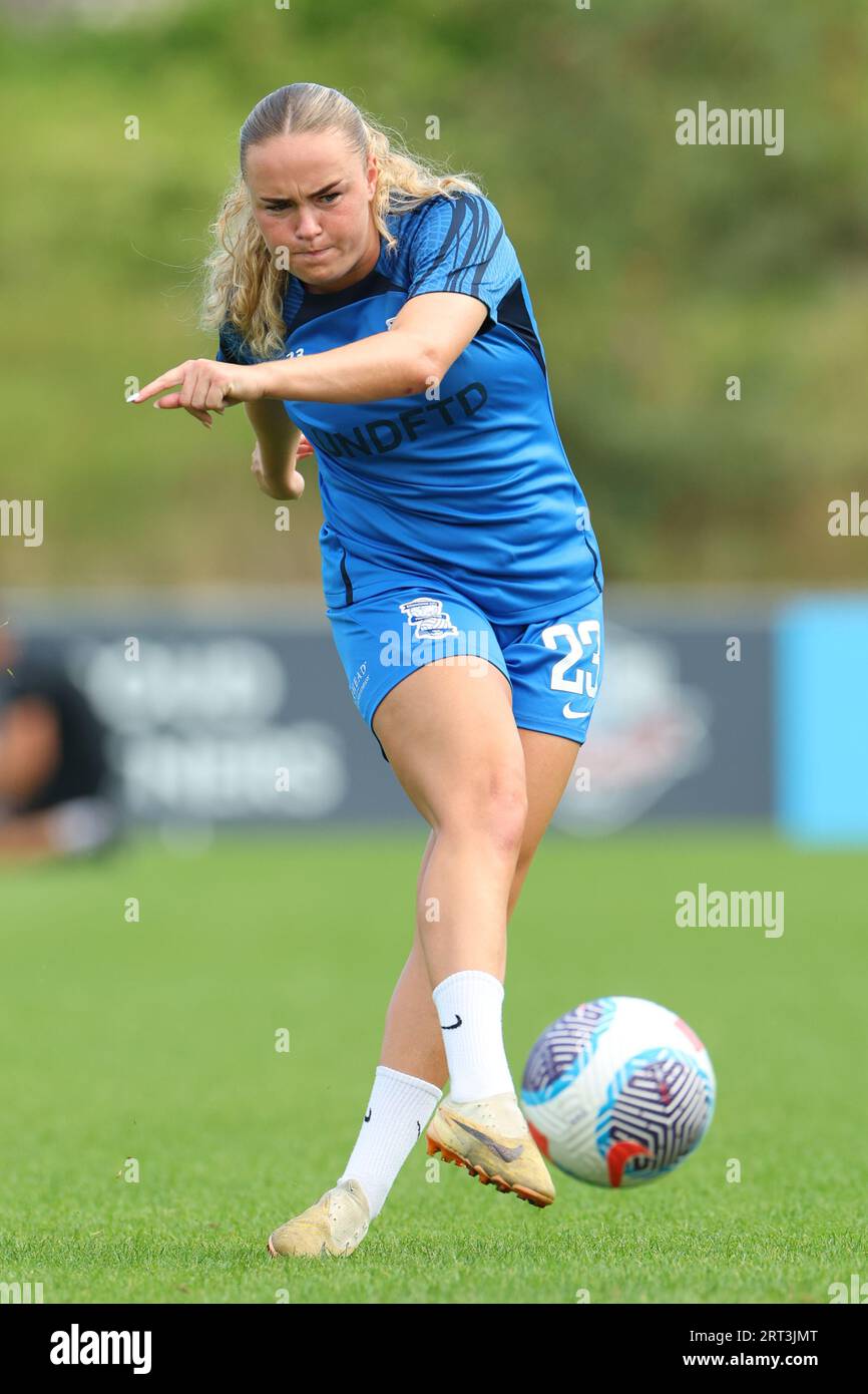 Lewes, UK. 10th Sep, 2023. Charlie Devlin (23 Birmingham) during the FA Womens Championship football match between Lewes and Birmingham City at The Dripping Pan in Lewes, England. (James Whitehead/SPP) Credit: SPP Sport Press Photo. /Alamy Live News Stock Photo