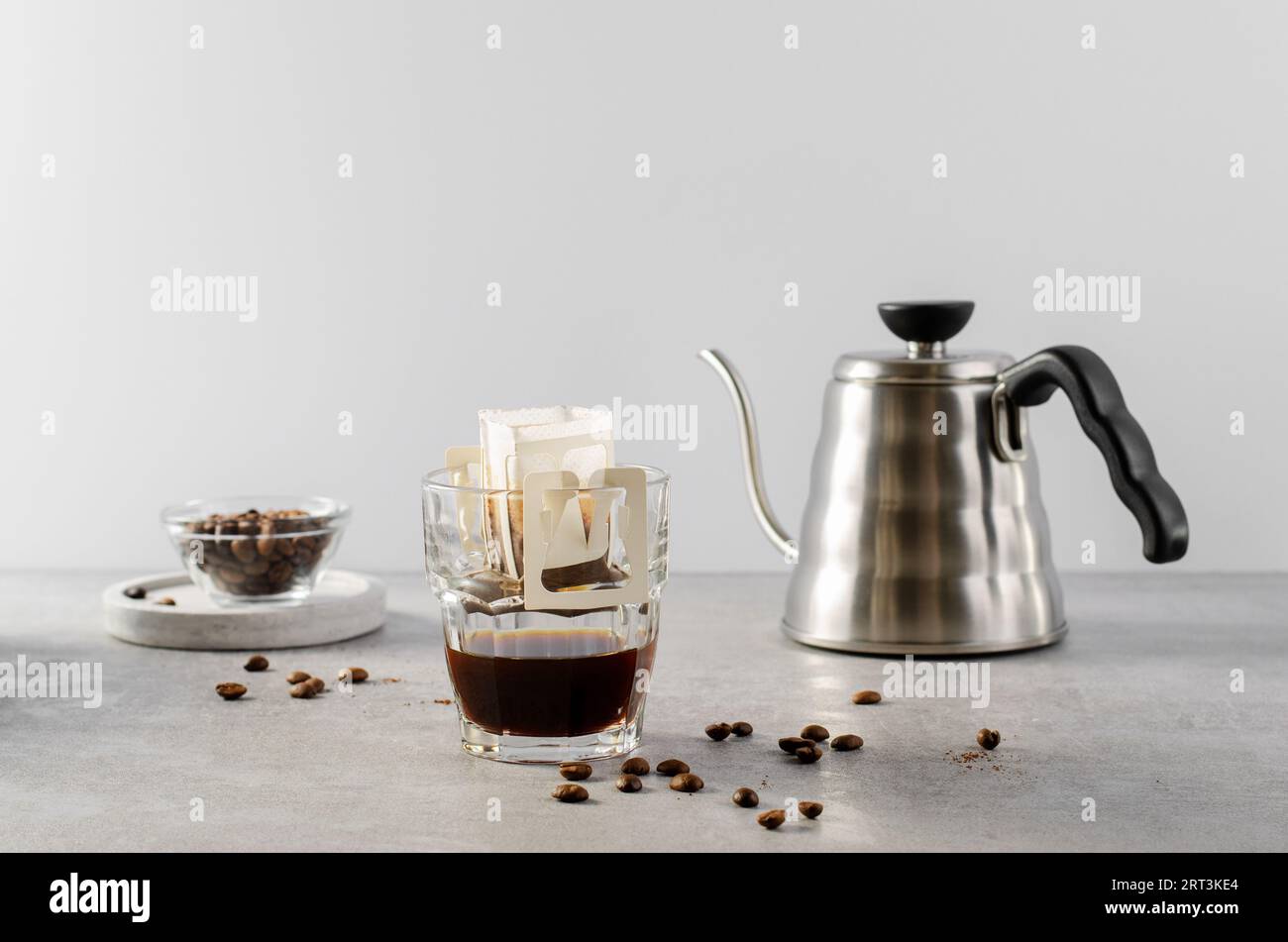 Drip Coffee Bag in a Cup, The Process of Brewing Coffee, Quick Way to