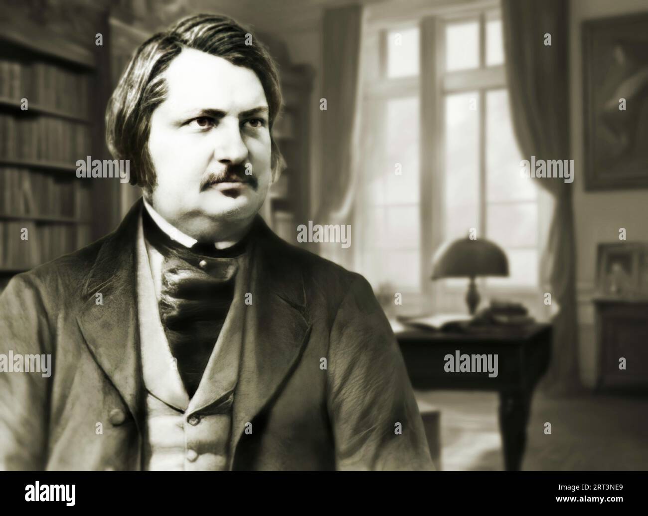 Honoré de Balzac, 19th-century French novelist, prolific writer, and 