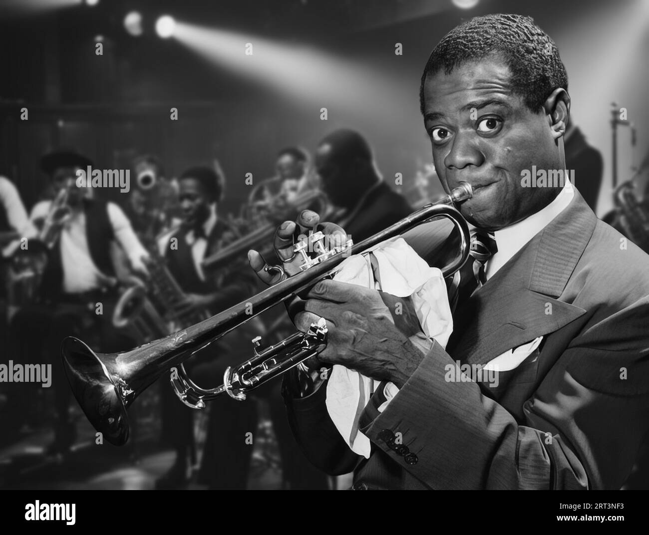 Louis Armstrong, (Satchmo) was an American trumpeter, singer and actor
