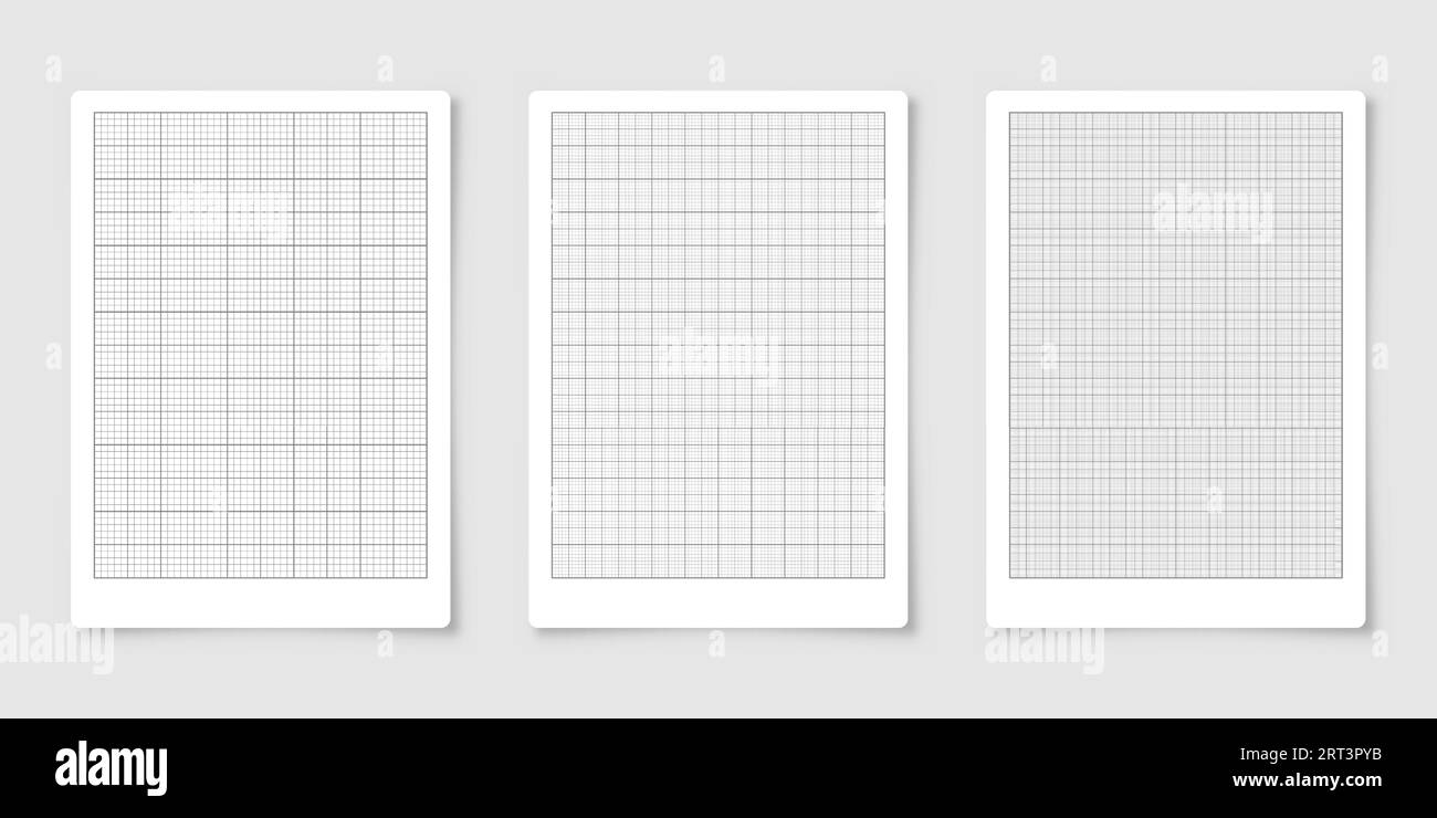 Sheet of graph paper with grid. Millimeter paper texture, geometric