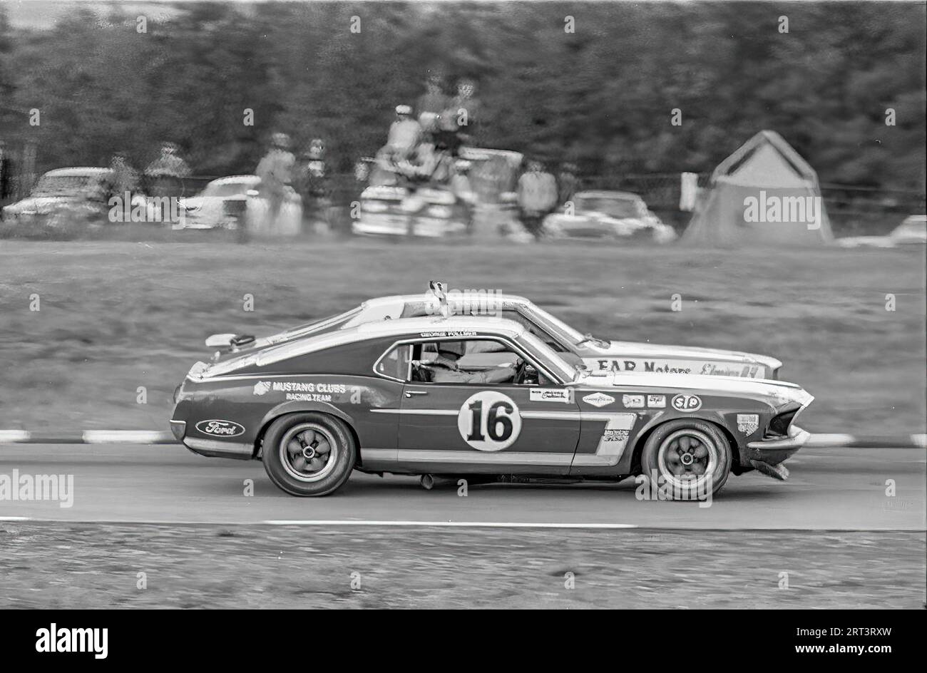 Bud Moore Ford Mustang Boss 302 of Parnelli Jones and George Bud Moore Ford Mustang Boss 302 of Parnelli Jones and George