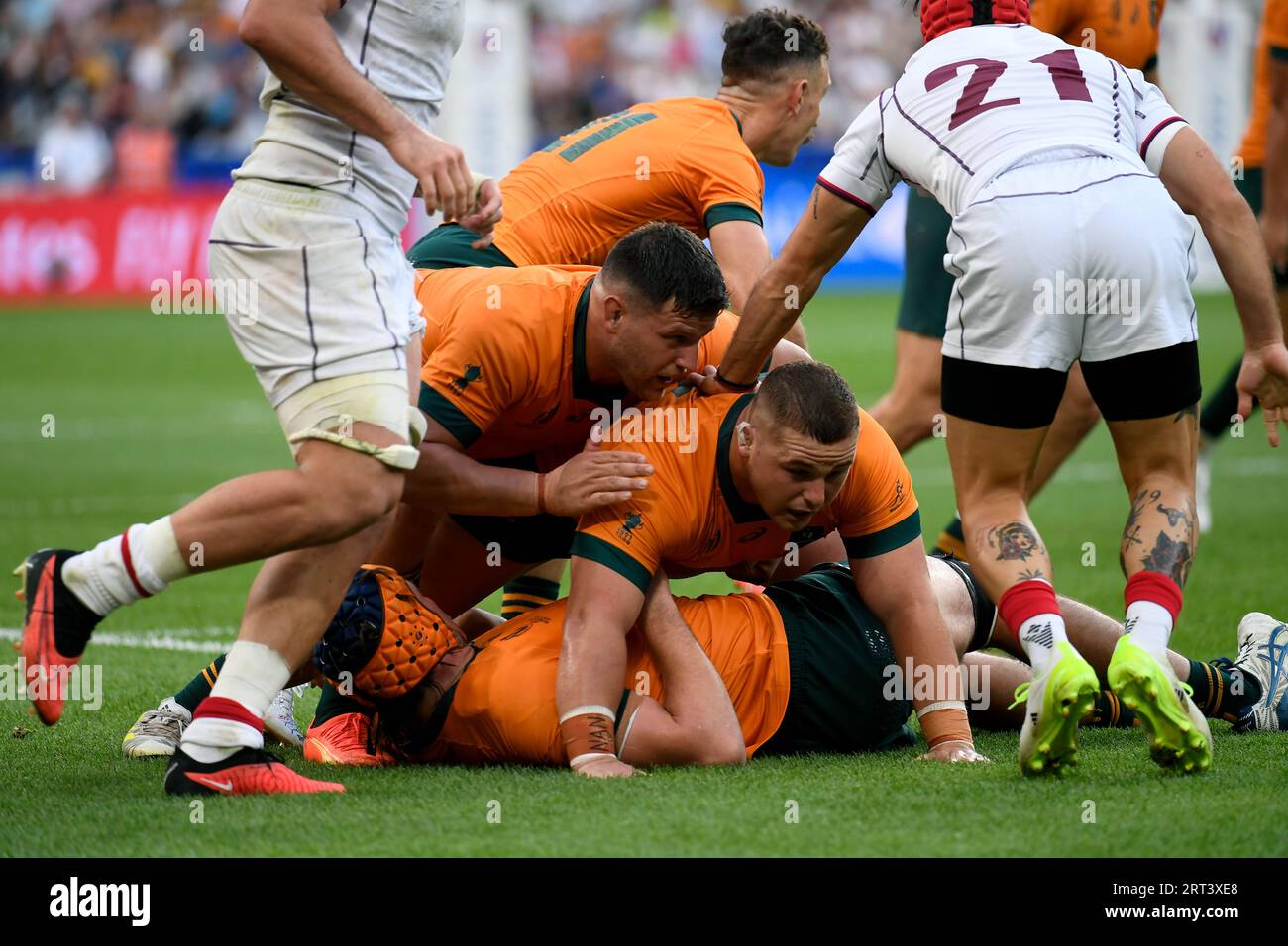 Australia Rugby Ruck Ruck de rugby hi-res stock photography and images - Alamy