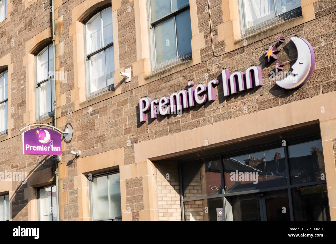 Premier Inn logo Stock Photo