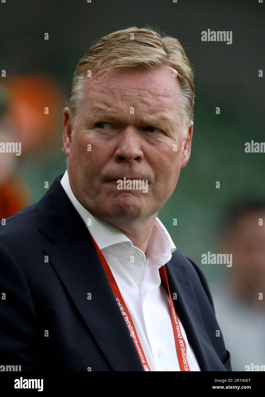 Netherlands Manager, Ronald Koeman, looks on ahead of the UEFA Euro 2024 Qualifying Group C