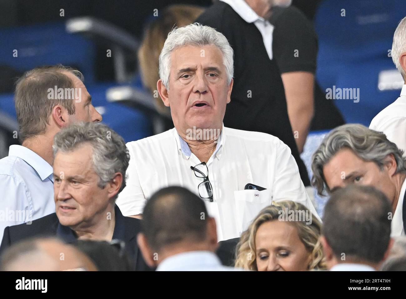 Claude Onesta during the Rugby World Cup RWC 2023, Pool A match between France and New Zealand on September 8, 2023 at Stade de France in Saint-Denis near Paris, France. Photo Victor Joly / DPPI Stock Photo