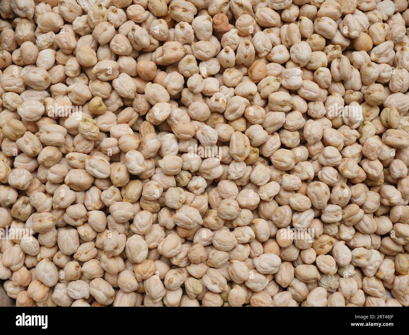 Chickpea in market for sale,close up shot Stock Photo