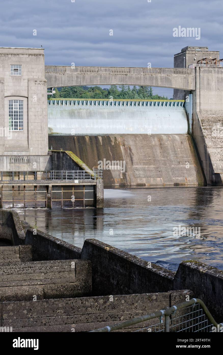 Salmon Ladder at the Pitlochry Dam and Hydro Electric Power Station on