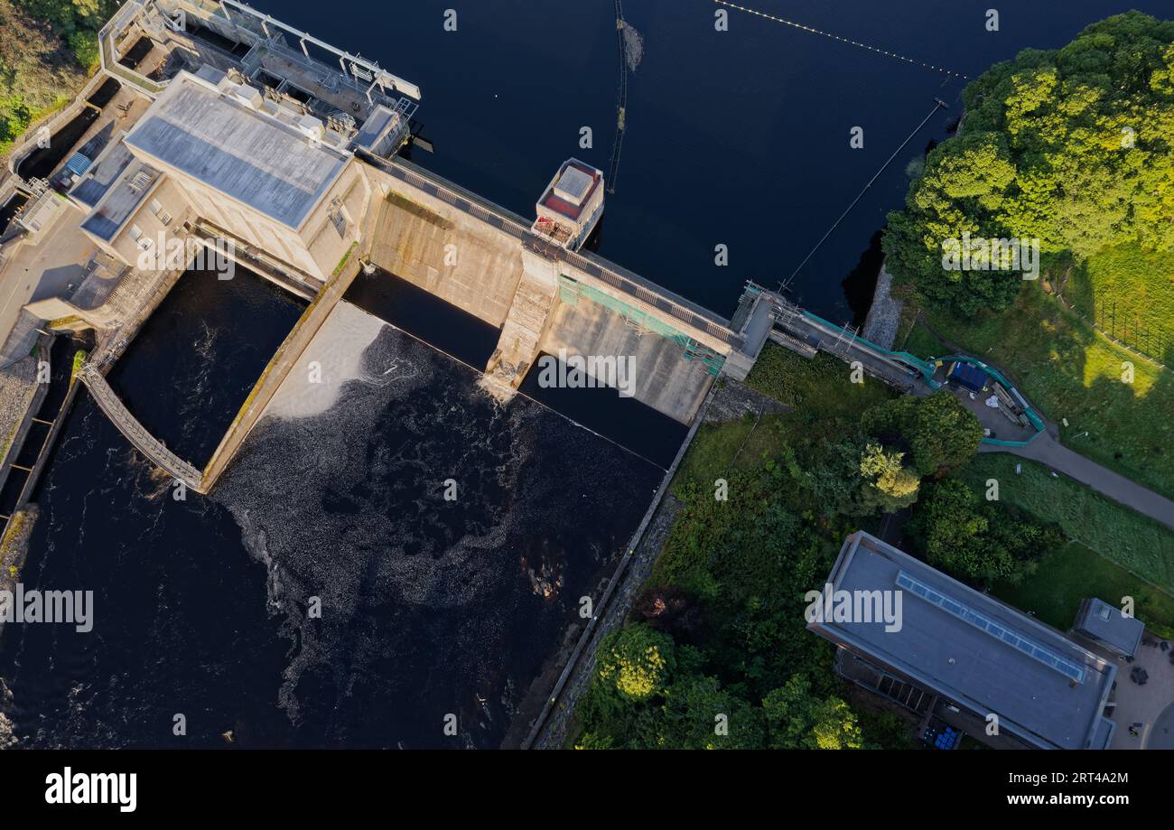 Salmon Ladder at the Pitlochry Dam and Hydro Electric Power Station on