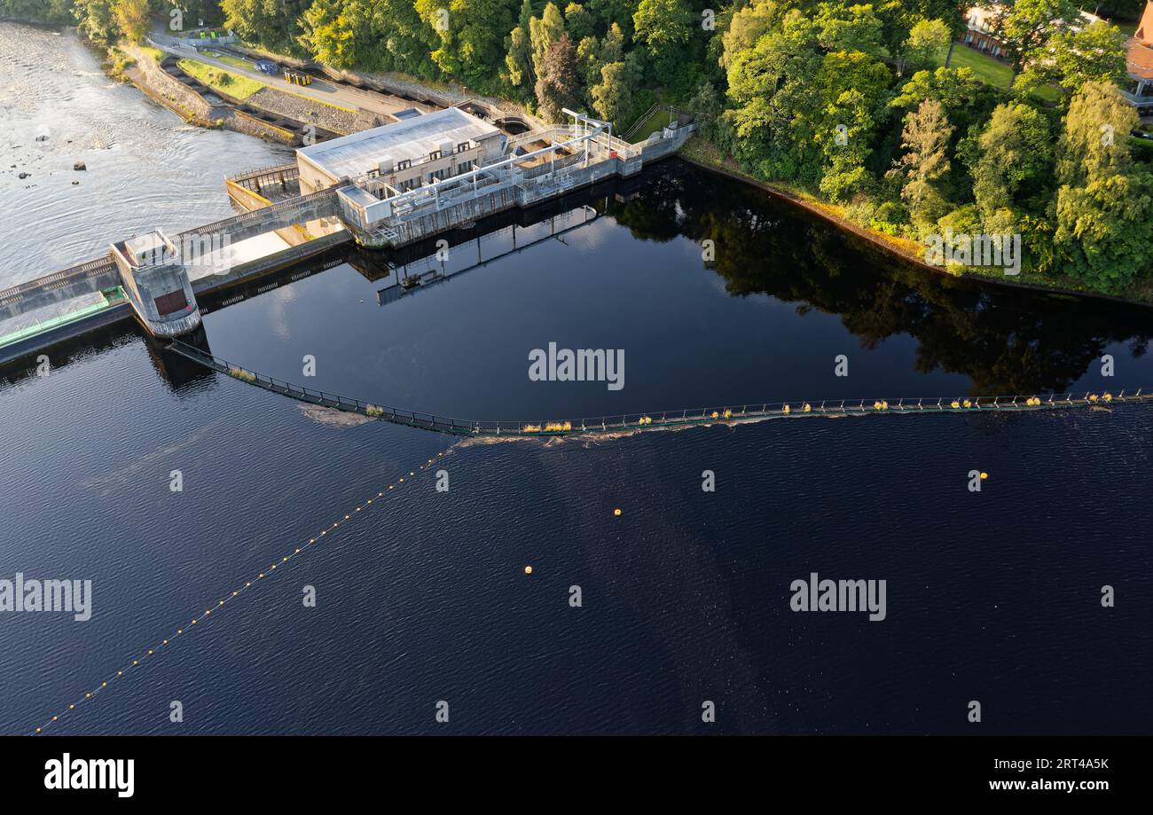 Salmon Ladder at the Pitlochry Dam and Hydro Electric Power Station on