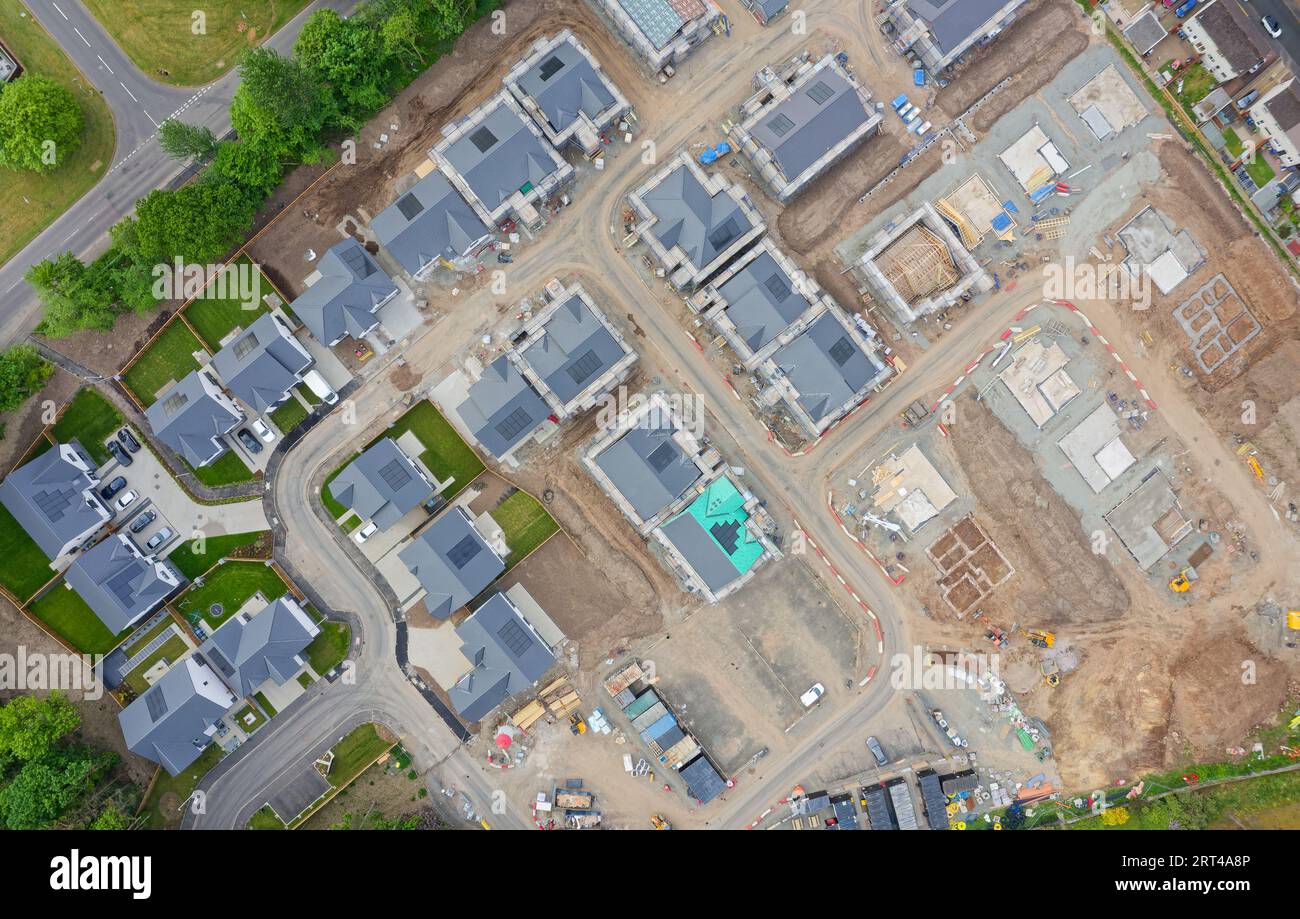 New housing development building houses for increased demand in rural ...