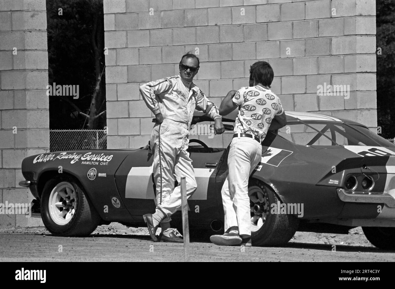 1971 Watkins Glen Trans Am, Maurice Carter, Cherolet Camero, #88,  Started 9th, Finished 5th Stock Photo