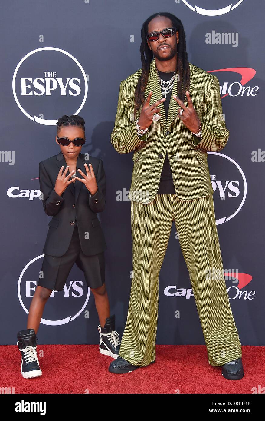 July 12, 2023, Hollywood, California, USA: 2 Chainz and Halo Epps