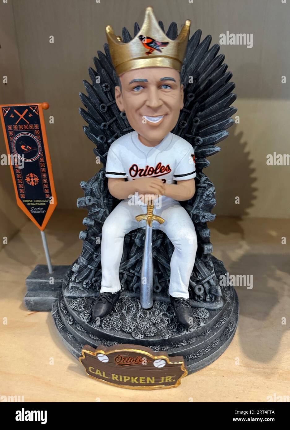 Milwaukee, Wisconsin, USA. 29th Aug, 2023. There are more than 10,000 figures of varying size at the National Bobblehead Hall of Fame and Museum in Milwaukee, Wisconsin, Tuesday August 29, 2023. CAL RIPKEN JR. is portrayed in the collection. (Credit Image: © Mark Hertzberg/ZUMA Press Wire) EDITORIAL USAGE ONLY! Not for Commercial USAGE! Stock Photo