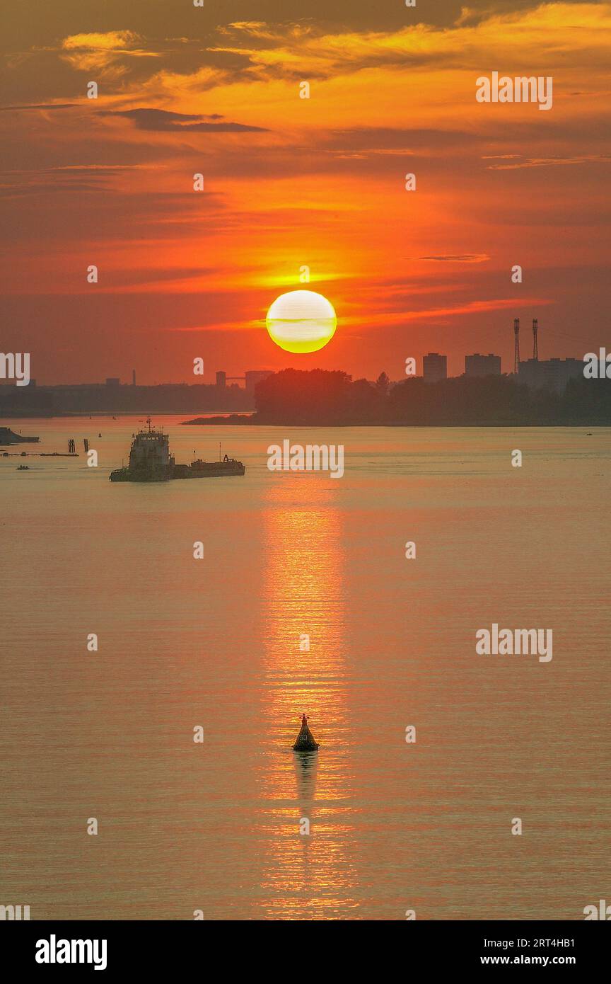 Sunsets and sunrises symbolize a new beginning in our life, and the sky