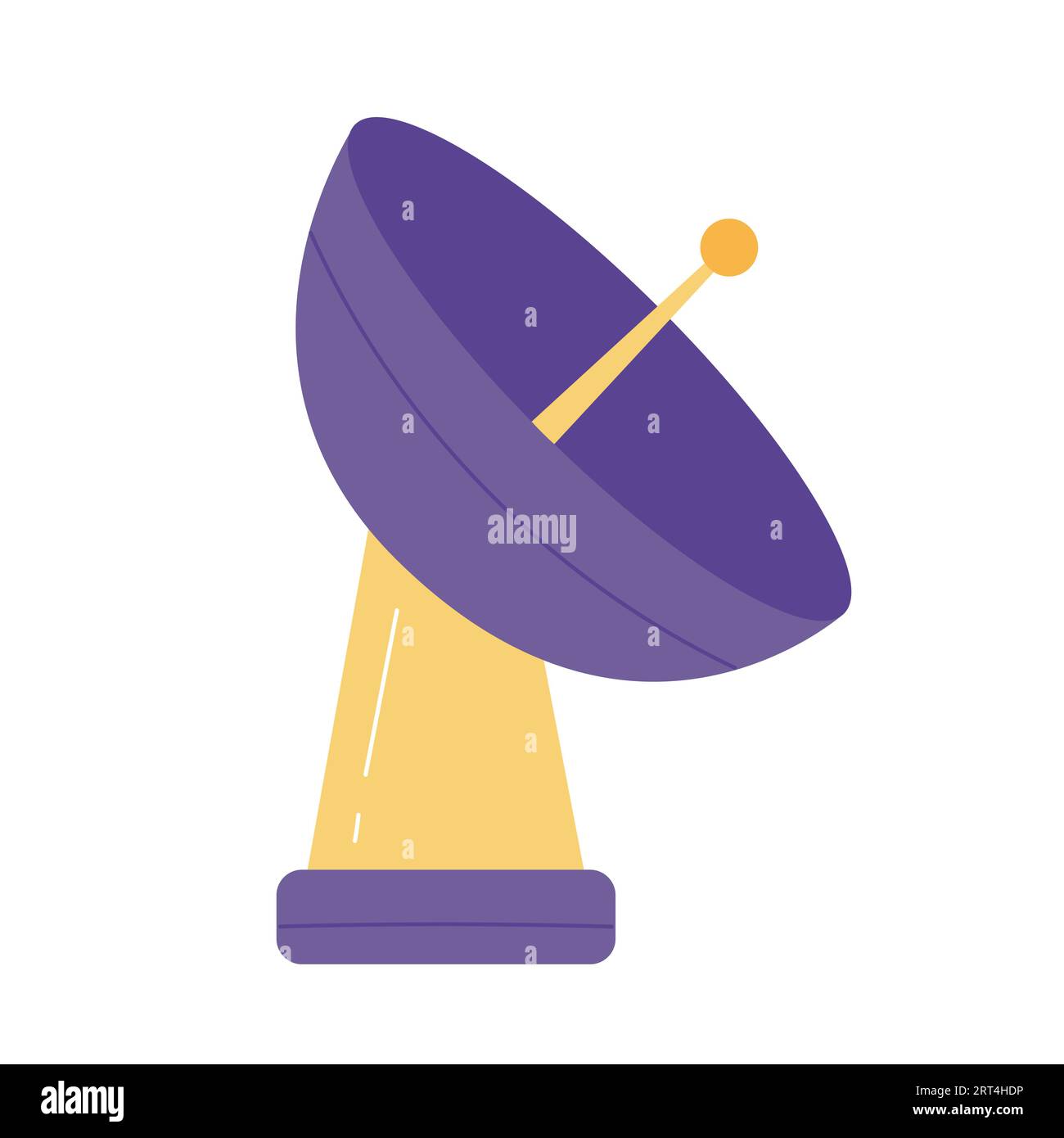 Satellite dish antenna. Space discovery and exploration equipment