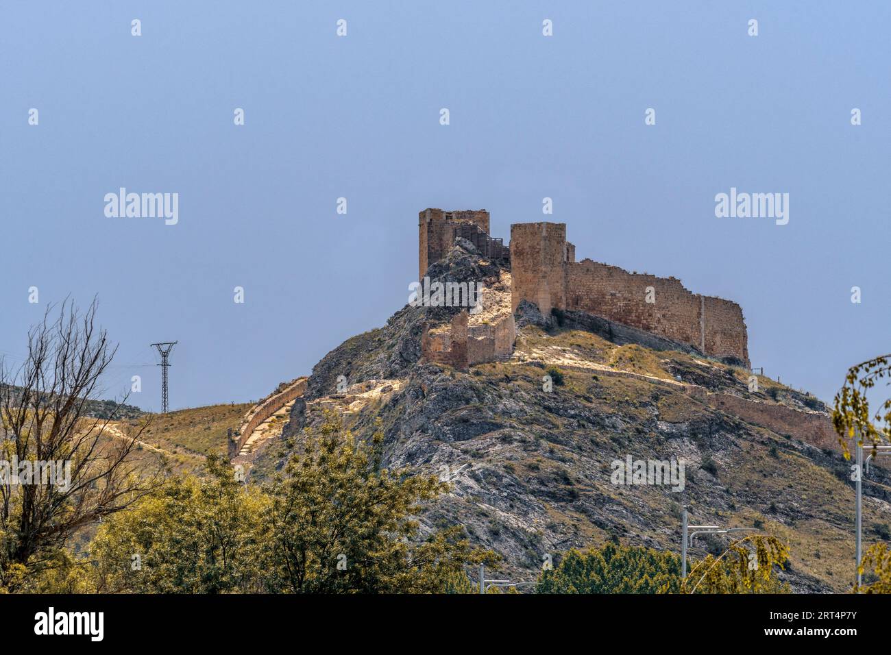 ruined remains of the castle of El Burgo de Osma-Ciudad de Osma, municipality of the province of Soria, autonomous community of Castilla y León, Spain Stock Photo