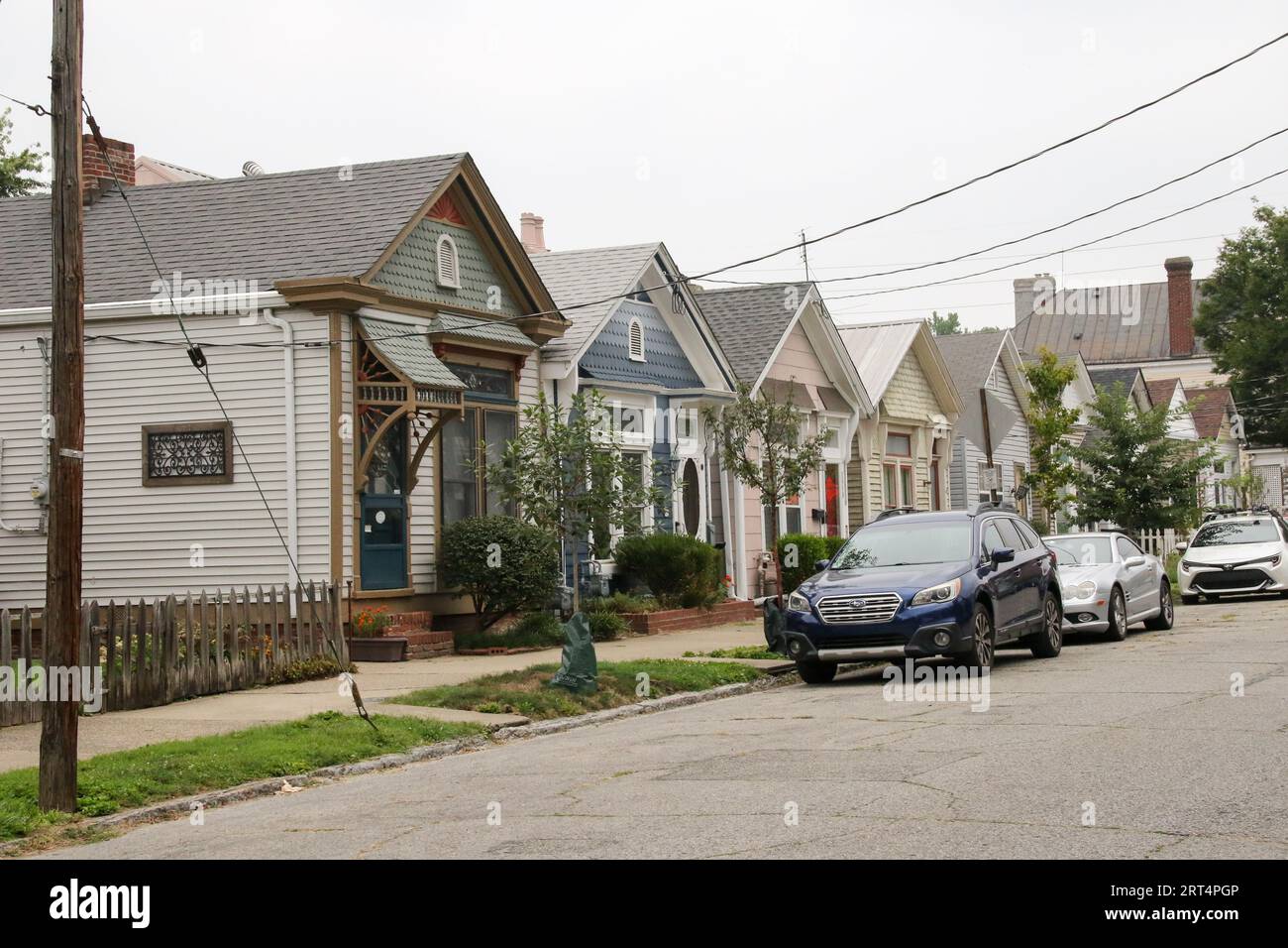 Shotgun Houses in The Highlands, Louisville, Kentucky Stock Photo Alamy
