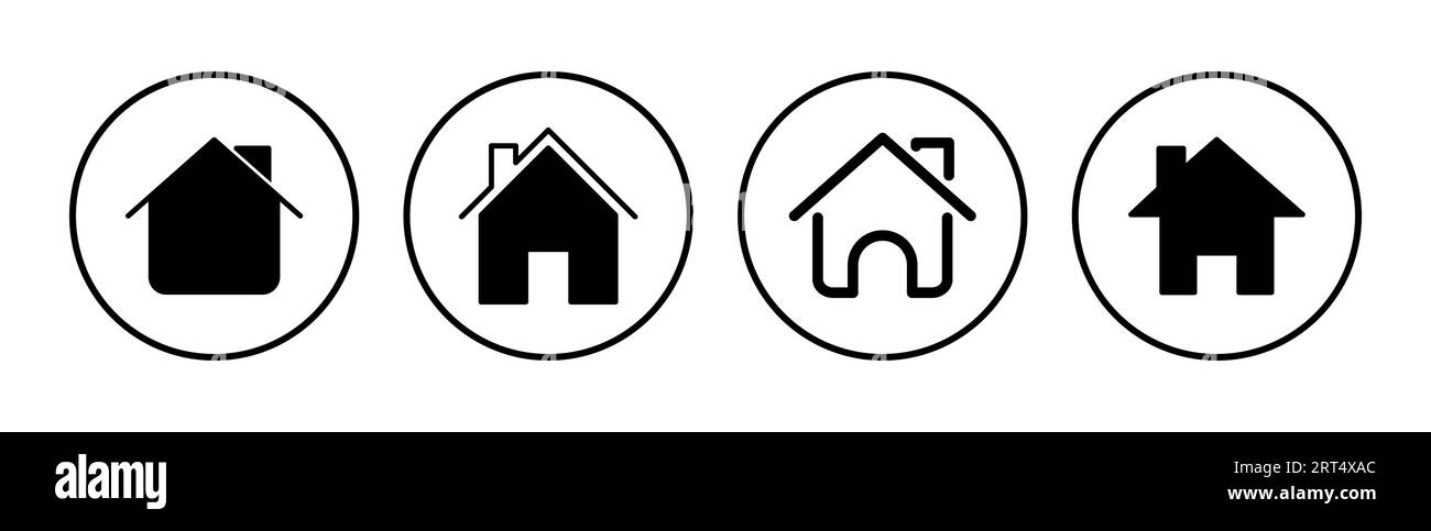Home icon vector. House vector icon Stock Vector Image & Art - Alamy