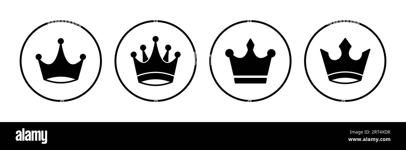 Crown Icon vector. Crown symbol for web site design Stock Vector Image ...