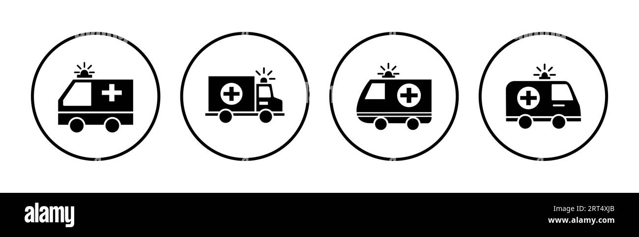 Ambulance icon vector. Ambulance car icon Stock Vector Image & Art - Alamy