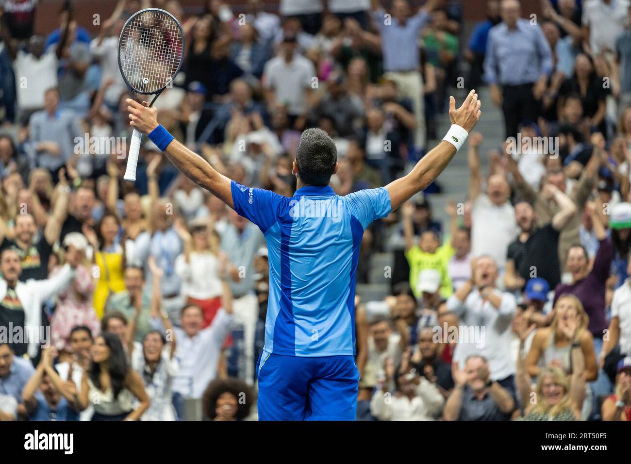 Us open final 2023 djokovic medvedev hi-res stock photography and images