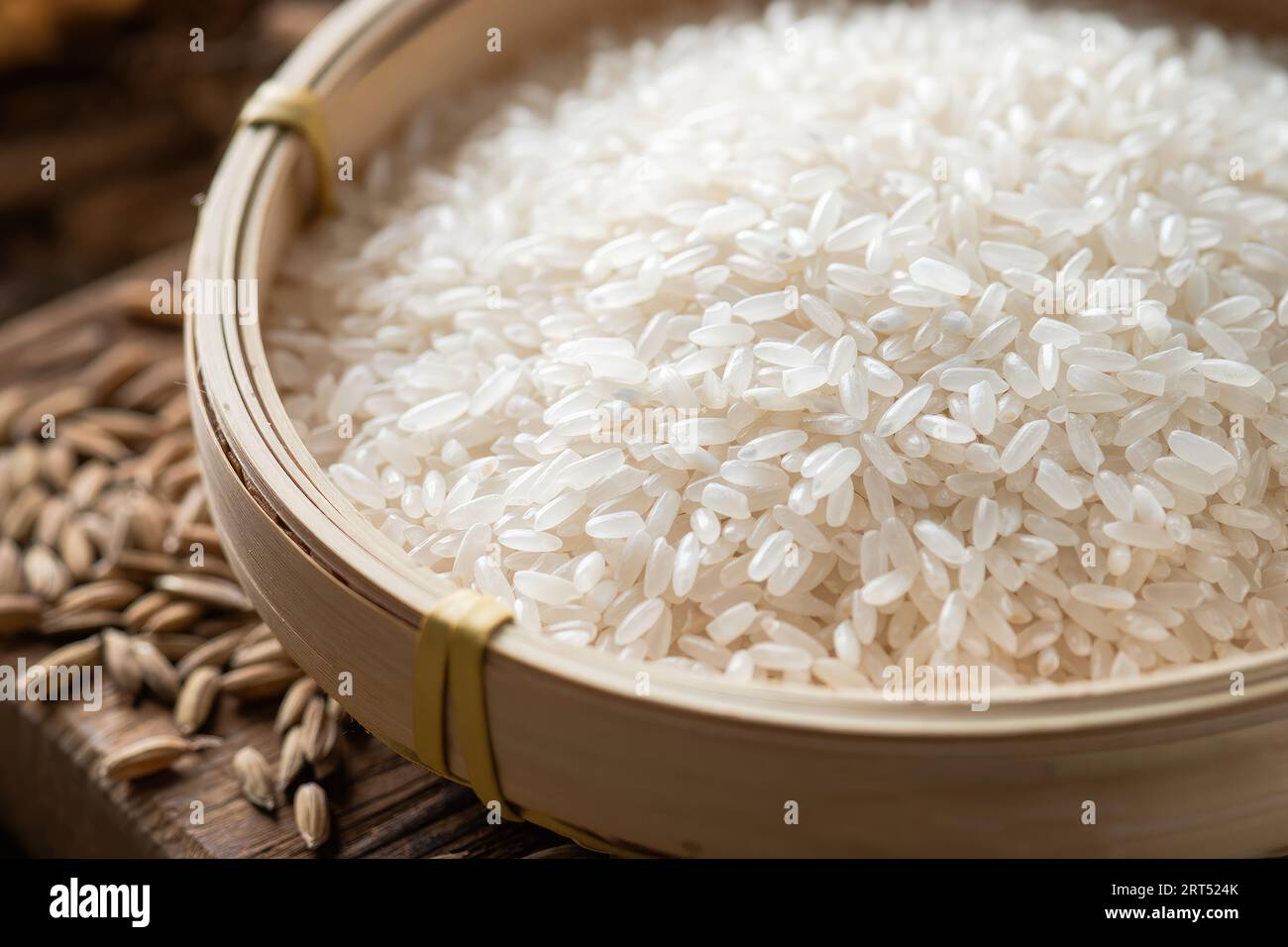 Asian rice, Vietnam rice is the best rice in Asia, hi res photo Stock