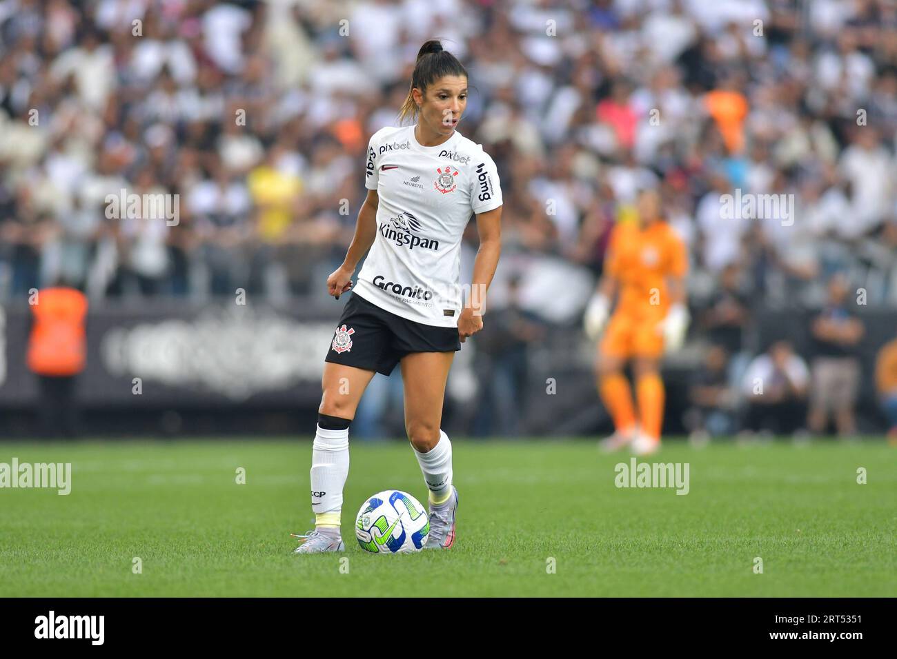 September 10, 2022, Sao Paulo, SP, Brazil: Jheniffer celebrates during a  game between Palmeiras and Corinthians at Allianz Parque in Sao Paulo,  Brazil, Brazilian Female, photo: fernando roberto/spp (Credit Image: ©  Fernando