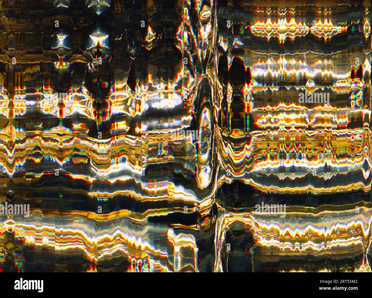 Glass distortion glitch noise interference Stock Photo - Alamy
