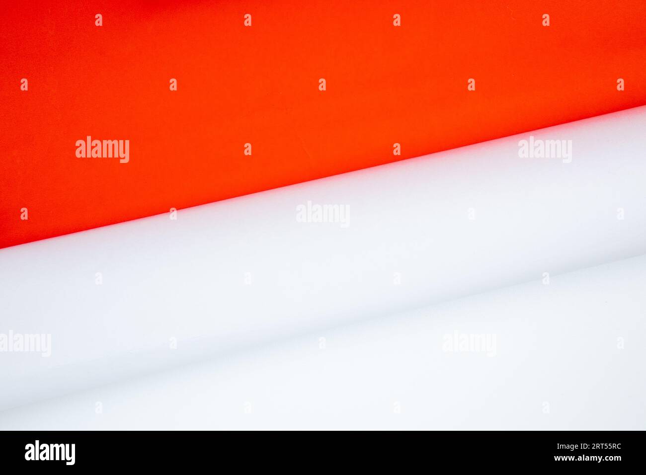 red dan white paper background Stock Photo