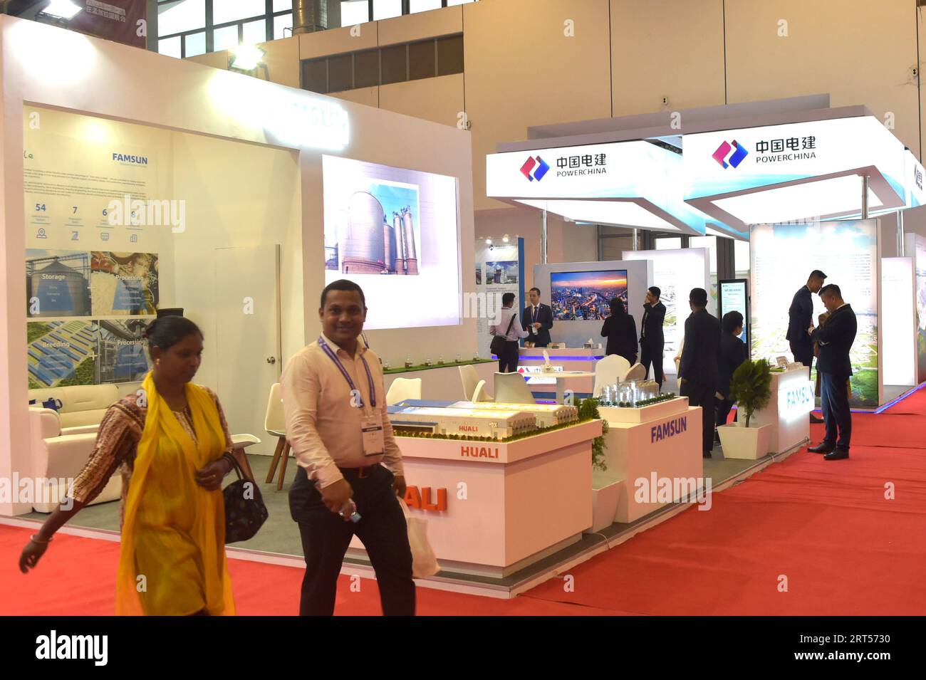 Dhaka. 11th Sep, 2023. People visit the Belt and Road Initiative in