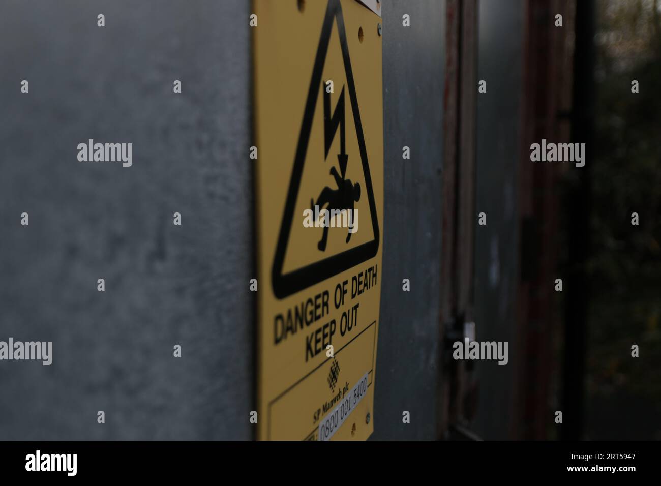 Warning hazard symbols on hi-res stock photography and images - Alamy