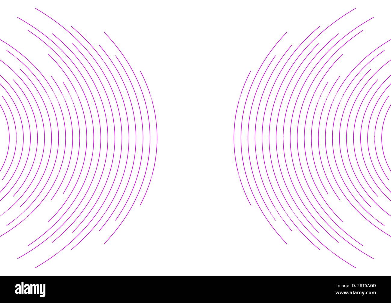 Violet circular lines abstract futuristic technology background. Vector geometric arcs design Stock Vector
