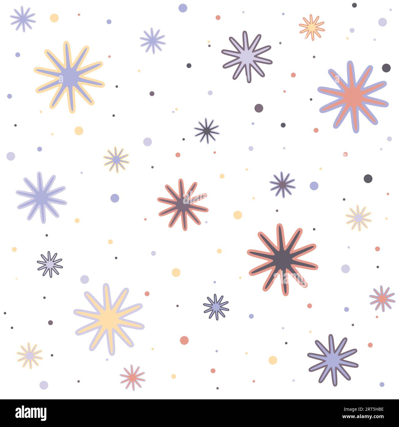 Festive pattern with abstract stars. Background template for postcards ...