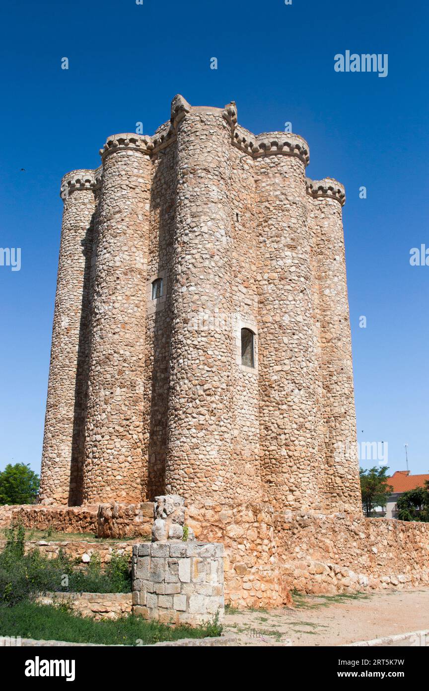 Castle of Villarejo de Salvanés Stock Photo