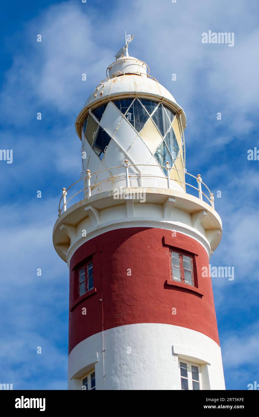 View of Albion lighthouse in Mauritius Stock Photo