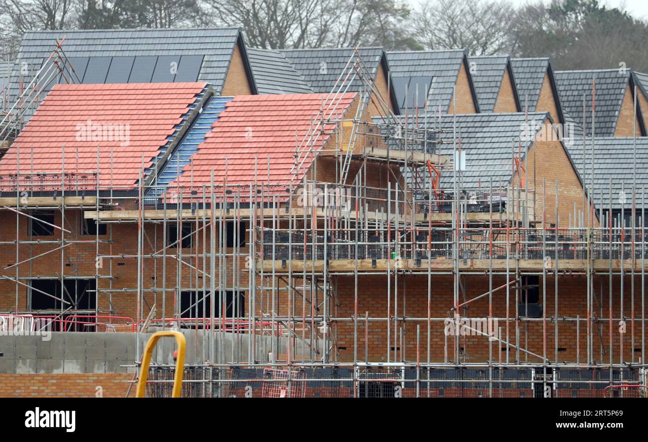 File photo dated 07/01/20 of houses under construction. Housebuilder