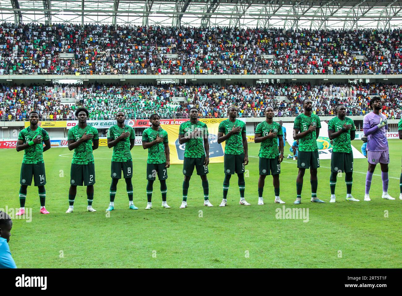 Nigeria football team 2023 men's hi-res stock photography and images