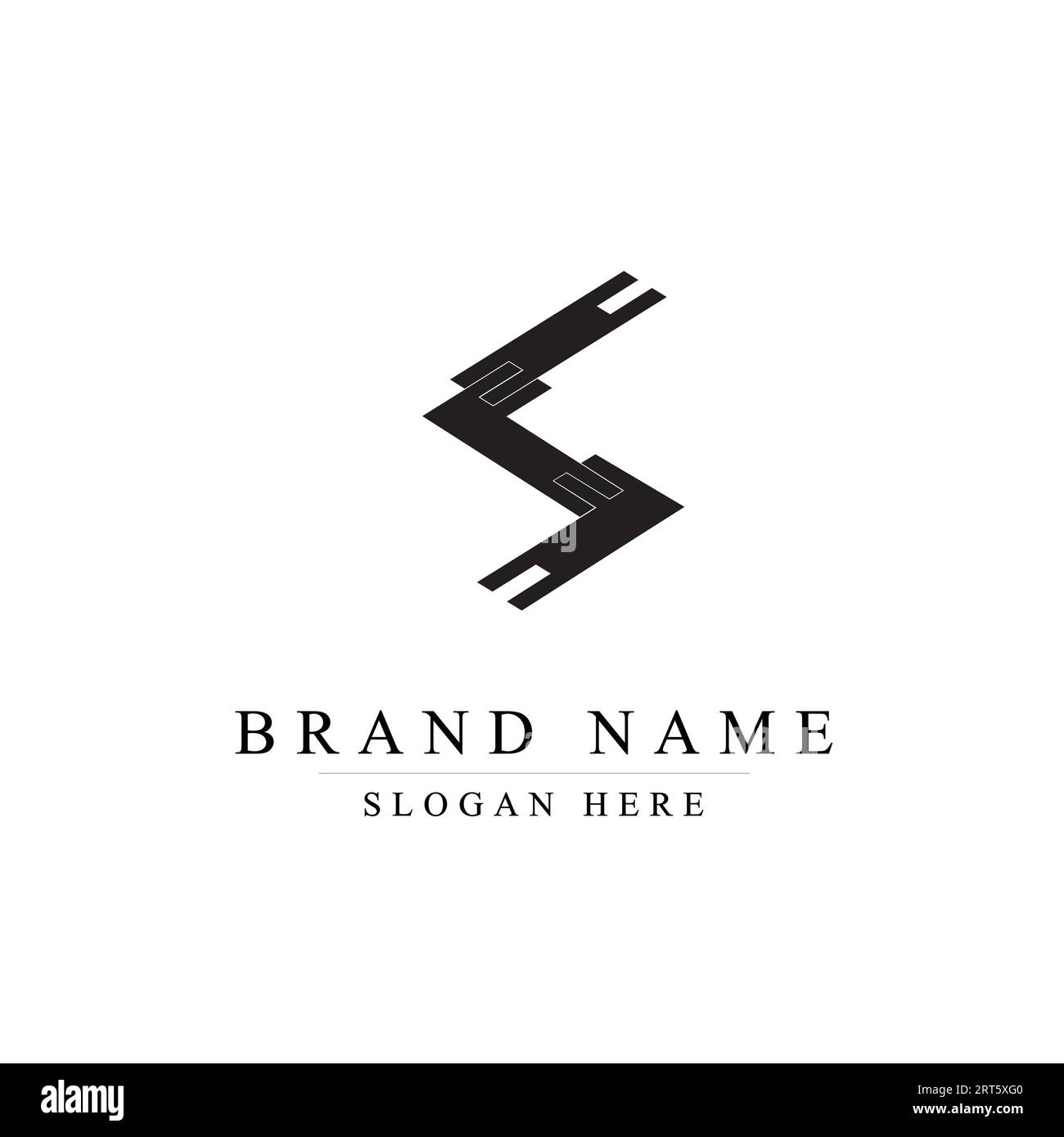 Letter S Logo Design, Brand Identity logos vector, modern logo, Logo Designs Vector Illustration Template Stock Vector