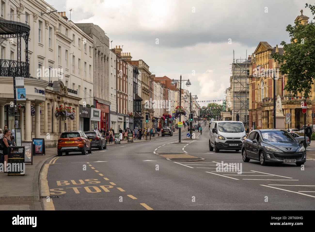 The Parade at Leamington Spa, Warwickshire, England Stock Photo Alamy