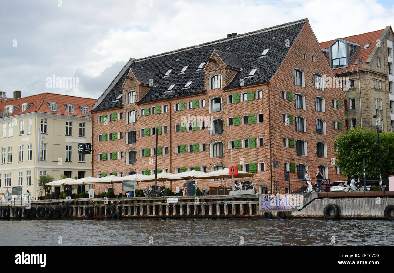 71 Nyhavn Hotel in Copenhagen, Denmark. Stock Photo