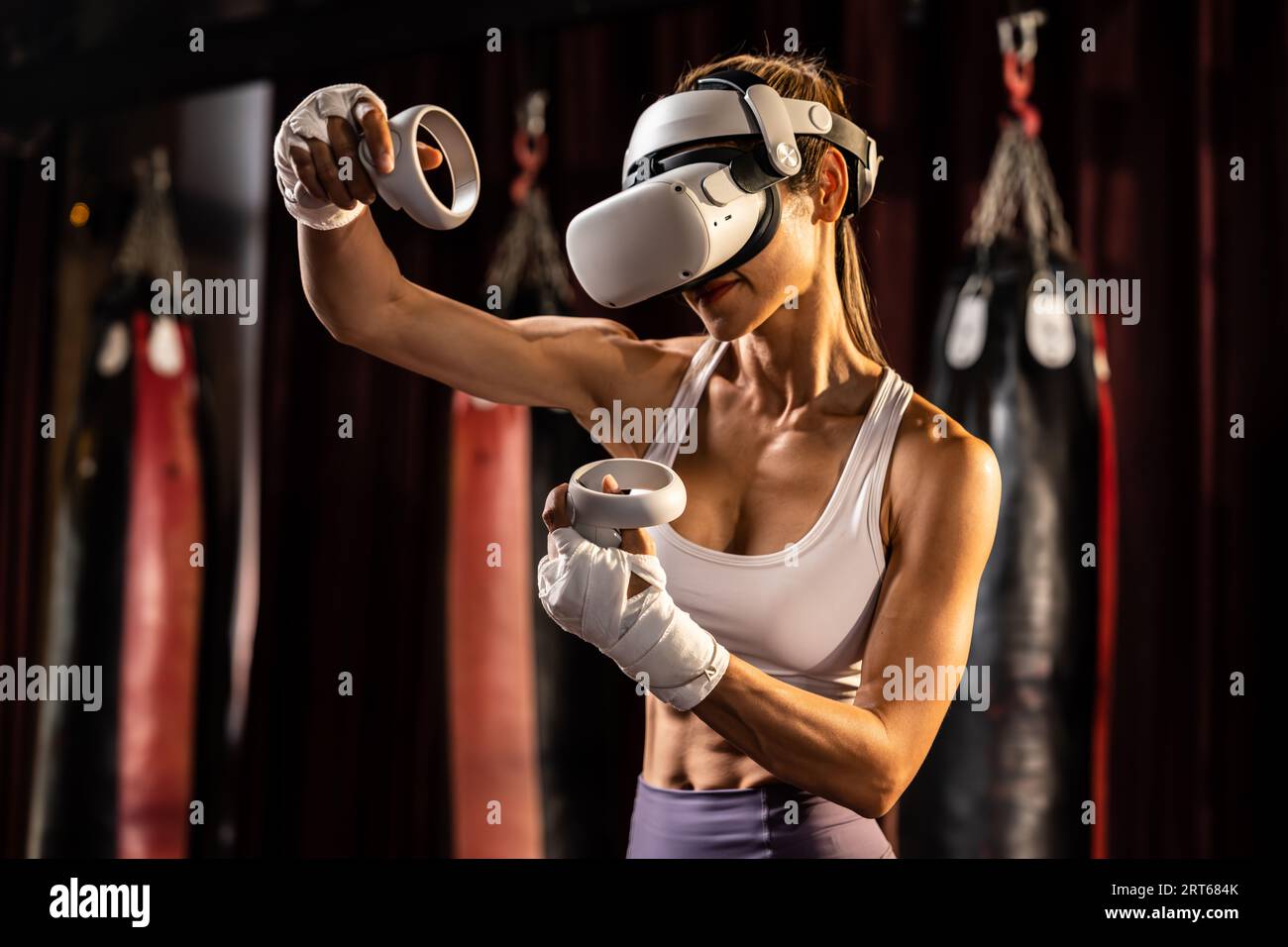 Virtual reality hotsell boxing simulator