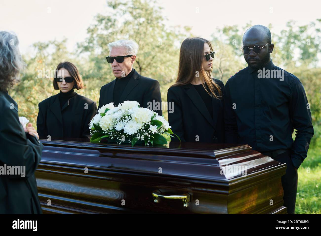 Young Woman In Coffin
