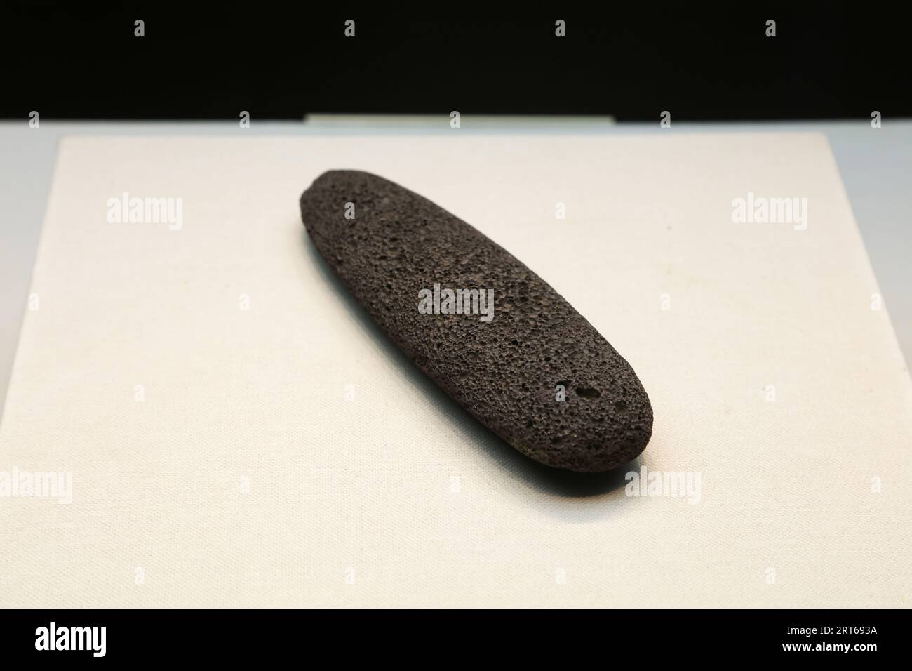 Ancient Chinese stone tools, Unearthed relic Stock Photo