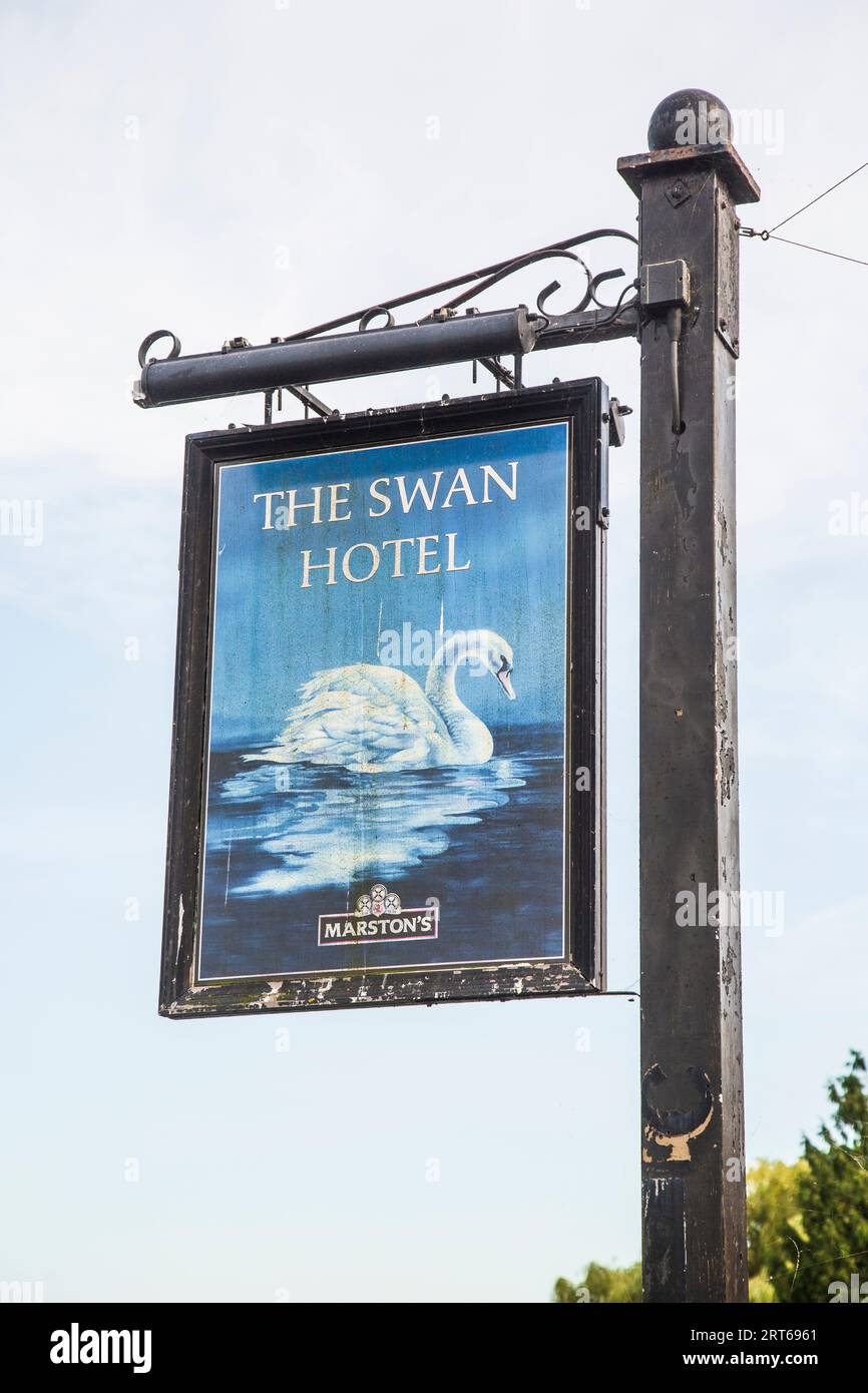 The Swan Hotel, Upton-upon-Severan, Worscestershire, UK Stock Photo