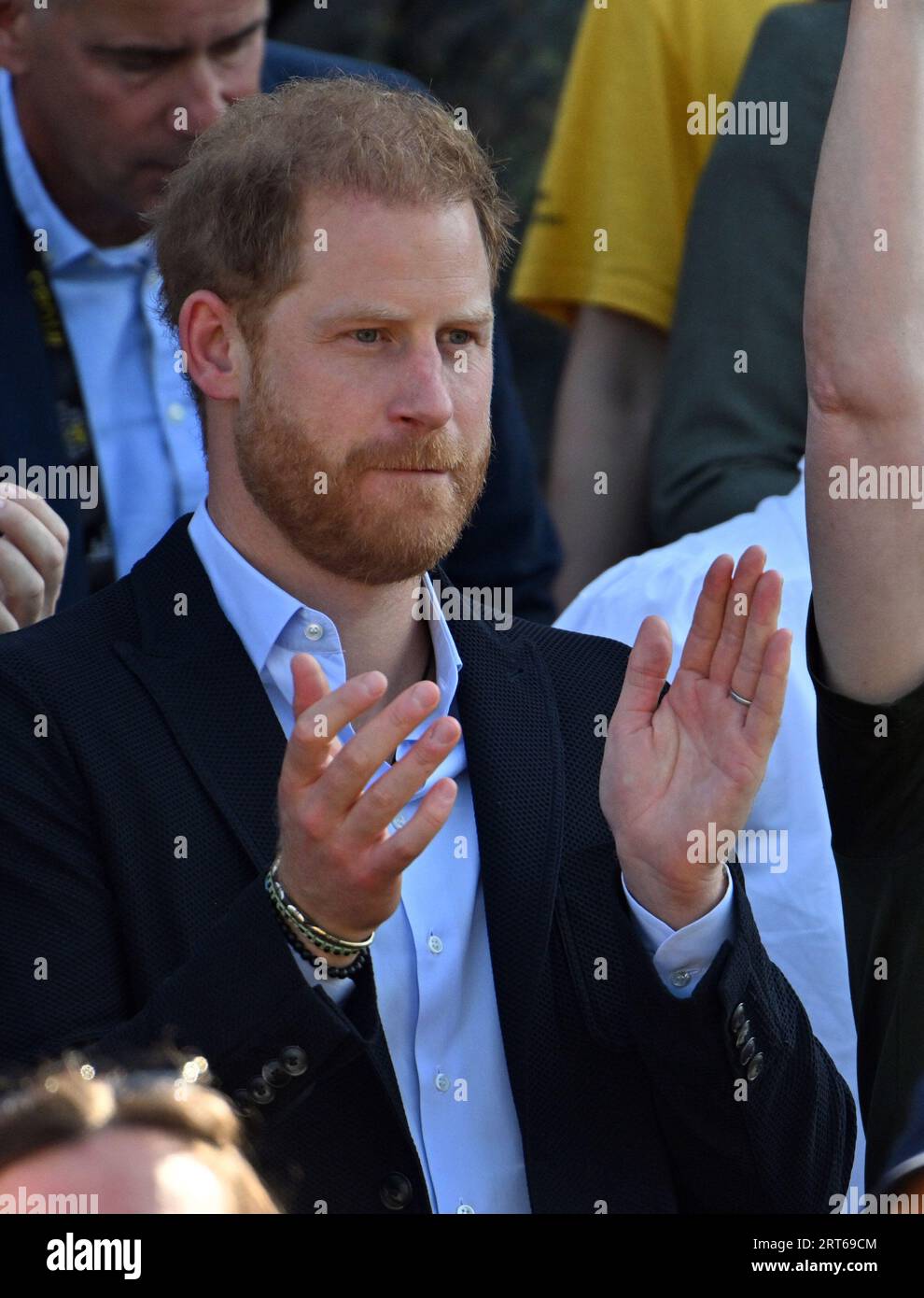 Duesseldorf, Germany. 11th Sep, 2023. Prince Harry follows the(02)